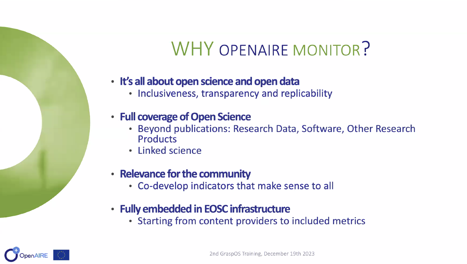 why openaire monitor