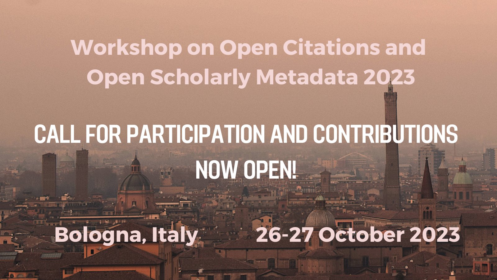 Workshop on Open Citations & Open Scholarly Metadata 2023