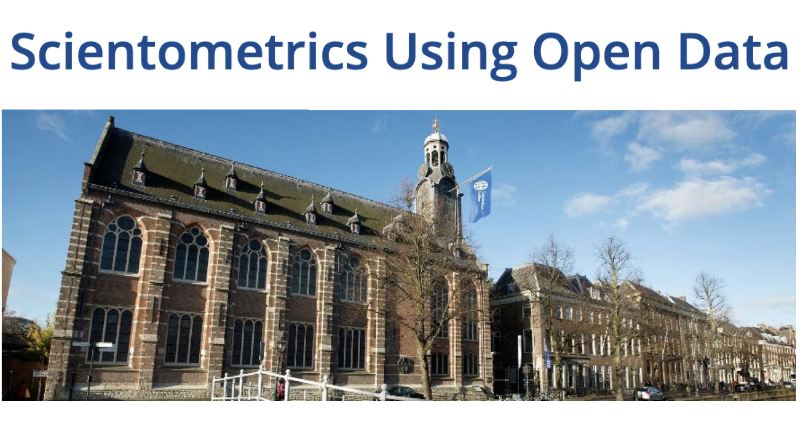 Scientometrics using open data
